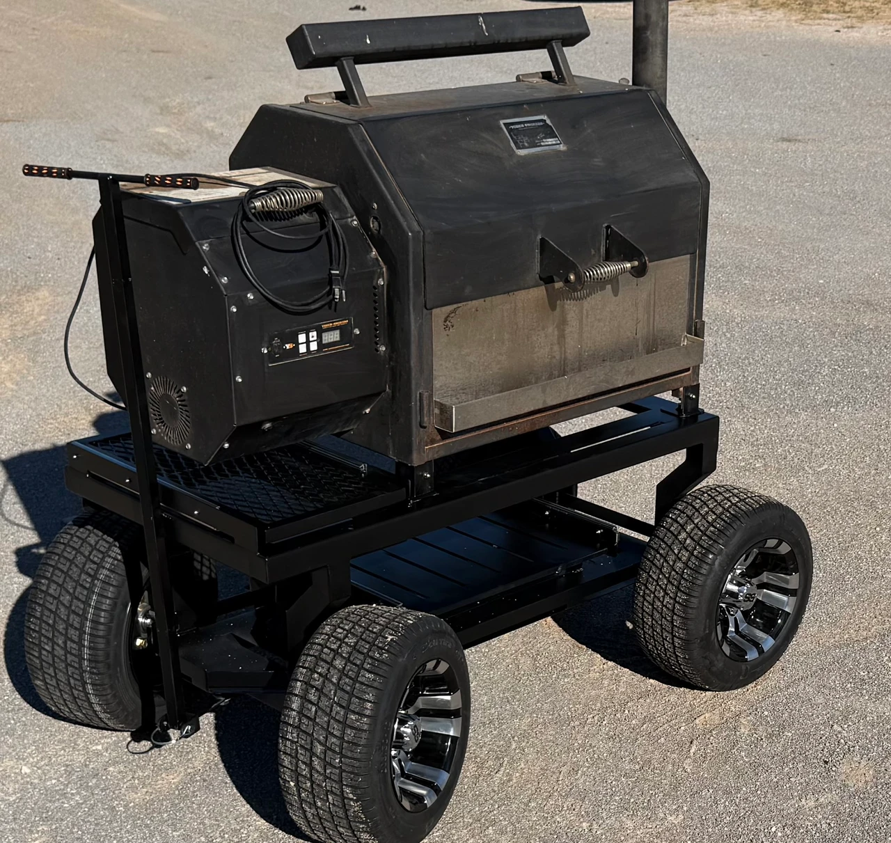The  BBQ Trail Wagon Accessory for Yoder 480 or 640