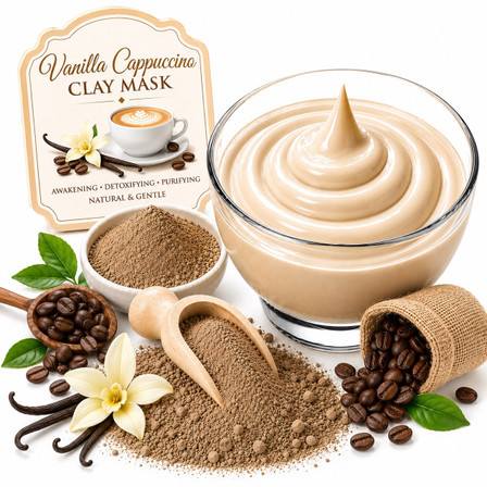 PURIFYING VANILLA CAPPUCCINO CLAY MASK 