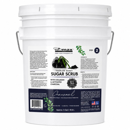 PREMIUM COLLAGEN SUGAR SCRUB CHARCOAL