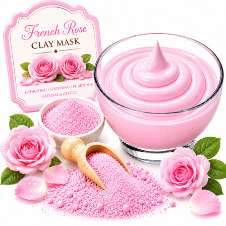 PURIFYING FRENCH ROSE CLAY MASK