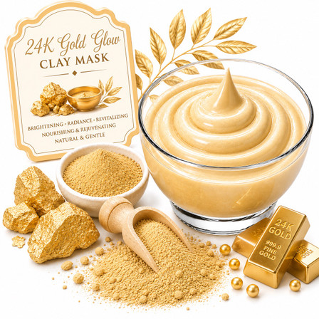 PURIFYING 24k GOLD GLOW CLAY MASK
