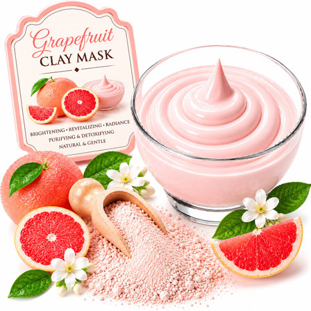 PURIFYING GRAPEFRUIT CLAY MASK