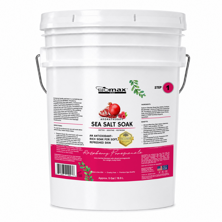 Raspberry, raspberry pomegranate, sea salt soak, spa salt, pomegranate salt