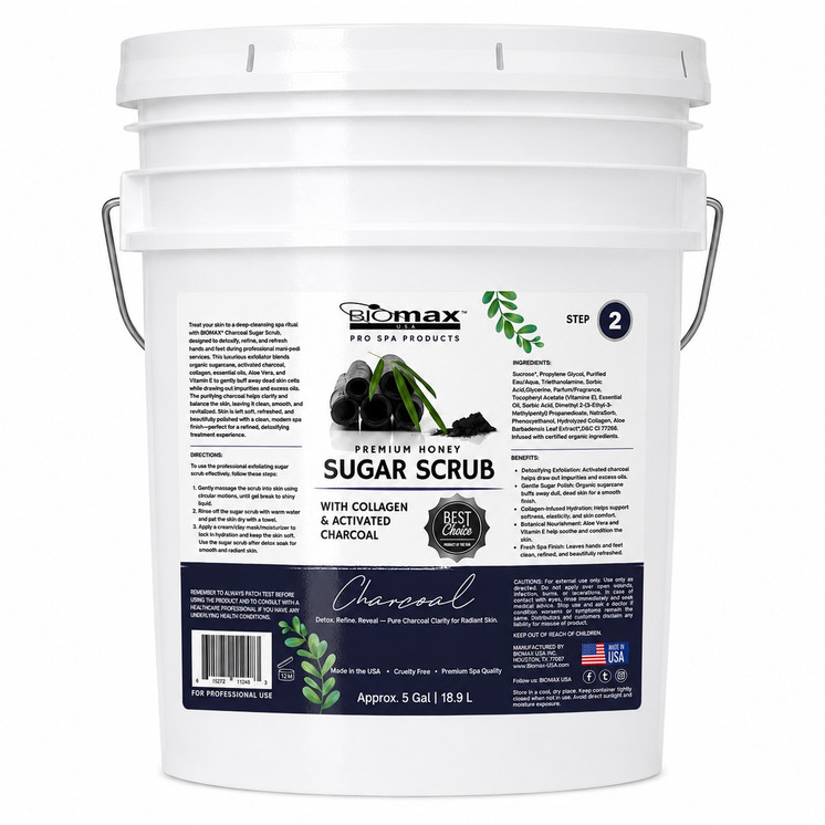 PREMIUM COLLAGEN SUGAR SCRUB CHARCOAL