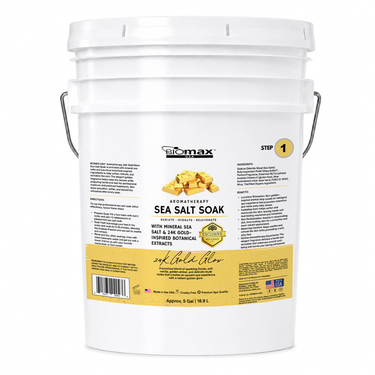 AROMATHERAPY 24K GOLD GLOW SEA SALT SOAK