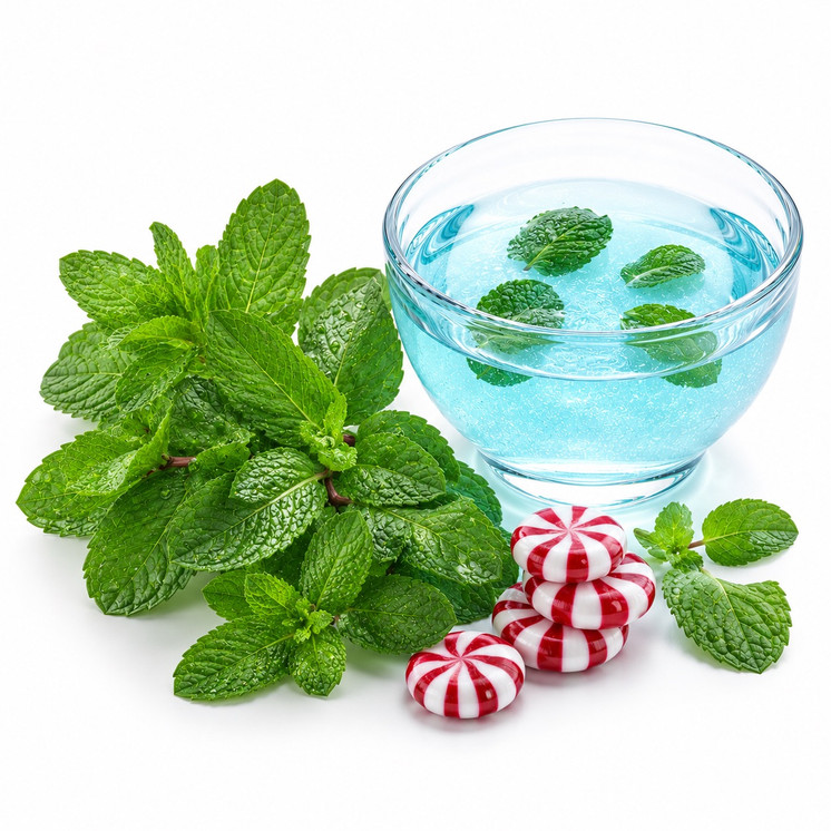 PREMIUM COLLAGEN PEPPERMINT SUGAR SCRUB ((BLUE COLOR)