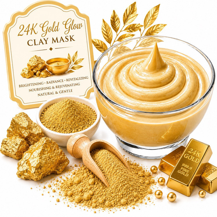 PURIFYING 24k GOLD GLOW CLAY MASK