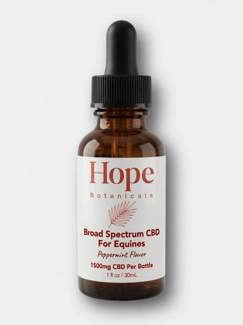 Hope Equine horse hemp tincture 1500mg 1oz bottle
