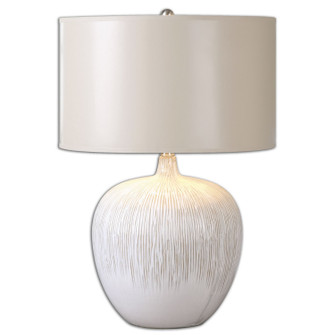 Georgios One Light Table Lamp in Ivory Glaze with Dark Tan Undertones (52|26194-1)