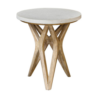 Marnie Accent Table in Mixed Woods With An Natural Ivory (52|25437)