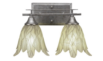 Uptowne Two Light Bath Bar in Aged Silver (200|132-AS-1025)