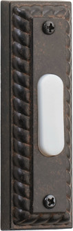 7-303 Door Buttons Door Chime Button in Toasted Sienna (19|7-303-44)