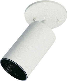 3128 Bullet Fixtures One Light Ceiling Mount in White (19|3128-1-6)