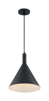 Lightcap One Light Pendant in Matte Black (72|60-7128)