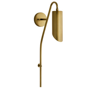 Trentino One Light Wall Sconce in Natural Brass (12|52165NBR)