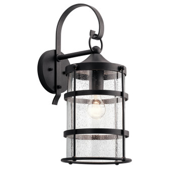 Mill Lane One Light Outdoor Wall Mount in Anvil Iron (12|49962AVI)