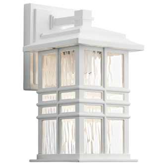 Beacon Square One Light Outdoor Wall Mount in White (12|49829WH)