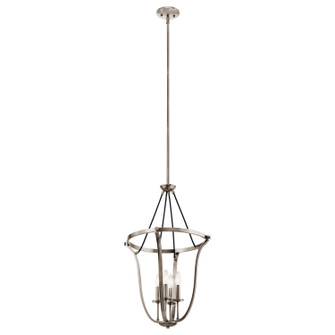 Thisbe Four Light Foyer Pendant in Classic Pewter (12|43535CLP)