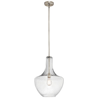 Everly One Light Pendant in Brushed Nickel (12|42046NICS)
