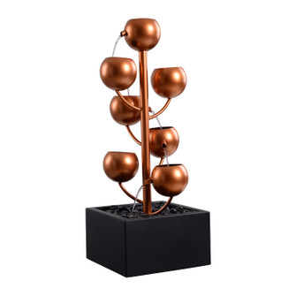 Hydros Fountain in Matte Copper And Black (87|51112COPBL)