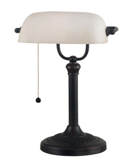 Amherst One Light Banker Lamp in Oil Rubbed Bronze (87|21394ORB)