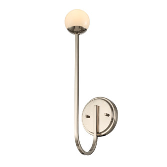 Bistro One Light Wall Sconce in Polished Nickel (33|512821PN)