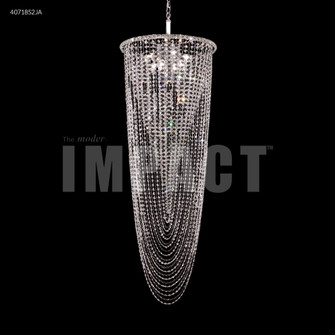 Contemporary Nine Light Chandelier in Silver (64|40718S2X)