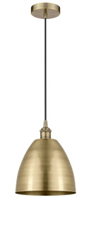 Edison One Light Mini Pendant in Antique Brass (405|616-1P-AB-MBD-9-AB)