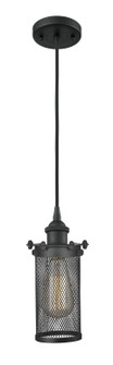 Austere One Light Mini Pendant in Matte Black (405|516-1P-BK-CE219)