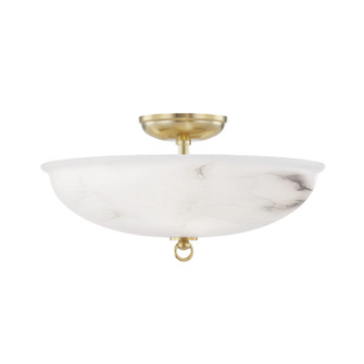 Somerset LED Semi Flush Mount in Aged Brass (70|MDS810-AGB)