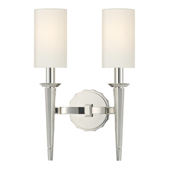 Tioga Two Light Wall Sconce in Polished Nickel (70|8882-PN)