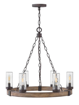 Sawyer LED Outdoor Chandelier in Sequoia (13|29206SQ-LL)