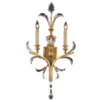 Beveled Arcs Two Light Wall Sconce in Gold (48|760750ST)