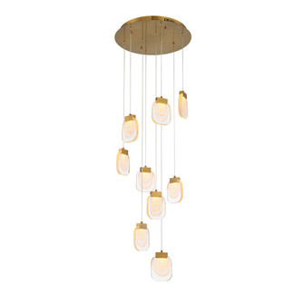 Paget LED Chandelier in Gold (40|38043-017)