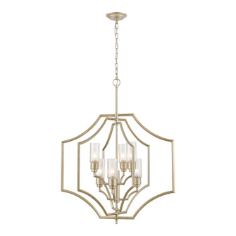 Cheswick Six Light Chandelier in Aged Silver (45|33446/6)