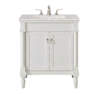 Lexington Single Bathroom Vanity Set in Antique White (173|VF13030AW)