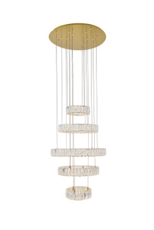 Monroe LED Pendant in Gold (173|3503G5LG)