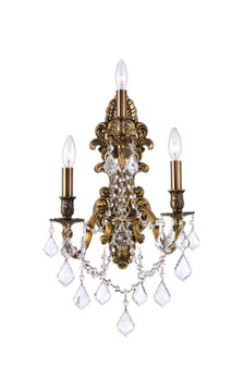 Brass Three Light Wall Sconce in French Gold (401|2039W13GB-3)