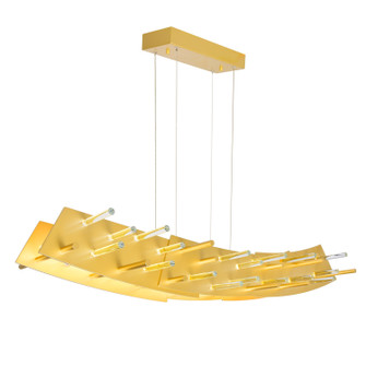 Gondola LED Chandelier in Satin Gold (401|1244P40-602)