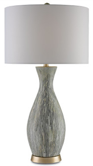 Rana One Light Table Lamp in Light Green/White/Silver Leaf (142|6000-0049)