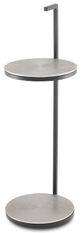 Cane Drinks Table in Black/Pewter (142|4000-0090)