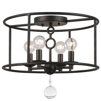 Cameron Four Light Ceiling Mount in English Bronze (60|9267-EB)