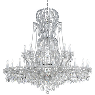 Maria Theresa 37 Light Chandelier in Polished Chrome (60|4460-CH-CL-S)