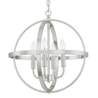 Hartwell Four Light Pendant in Brushed Nickel (65|317541BN)