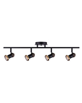 Four Light Track in Black And Gold (387|IT1057A04BKG10)