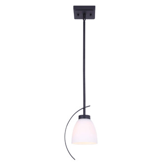 One Light Pendant in Black And Gold (387|IPL1077A01BK6)