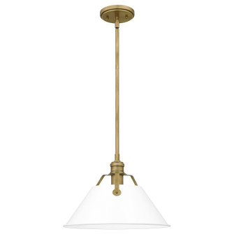 Jessup One Light Mini Pendant in Weathered Brass (10|QPP5343WS)