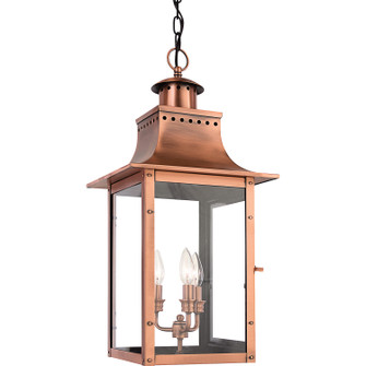 Chalmers Three Light Pendant in Aged Copper (10|CM1512AC)
