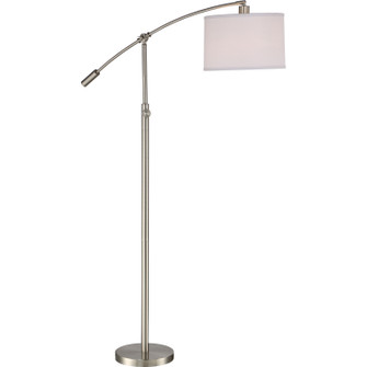 Clift One Light Floor Lamp in Brushed Nickel (10|CFT9364BN)