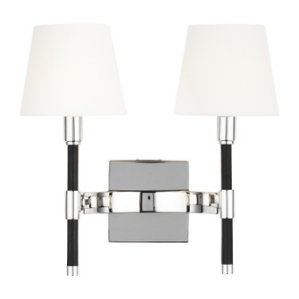 Katie Two Light Wall Sconce in Polished Nickel (454|LW1022PN)